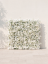Melirae 5D Fabric Artificial rolling up curtain flower wall — front view