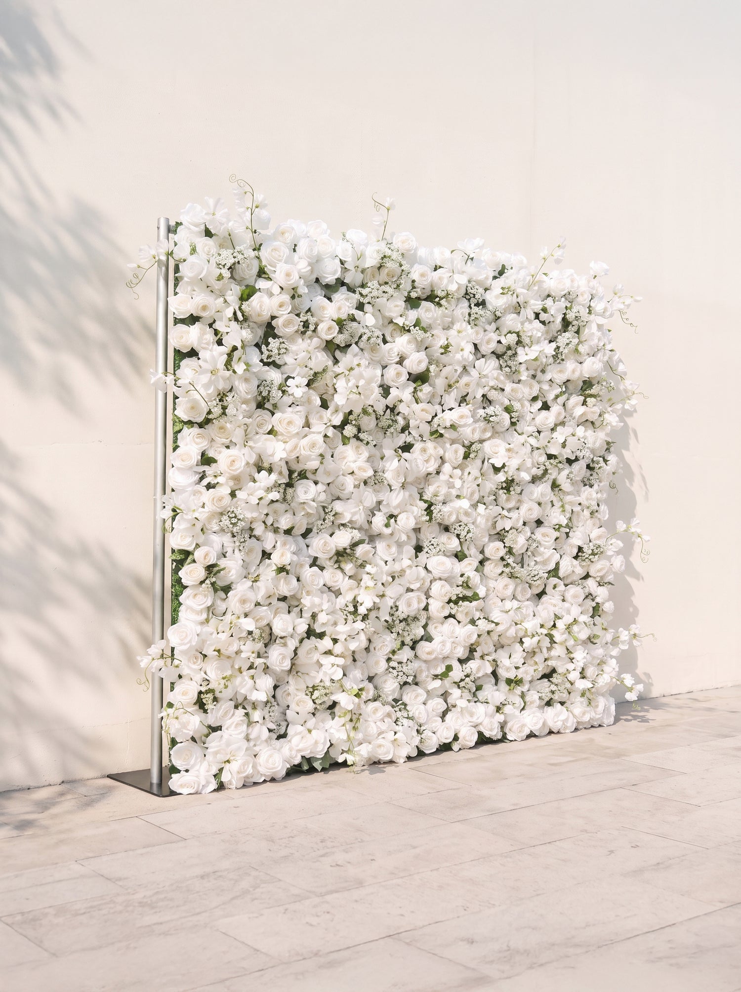 Melirae 5D Fabric Artificial rolling up curtain flower wall