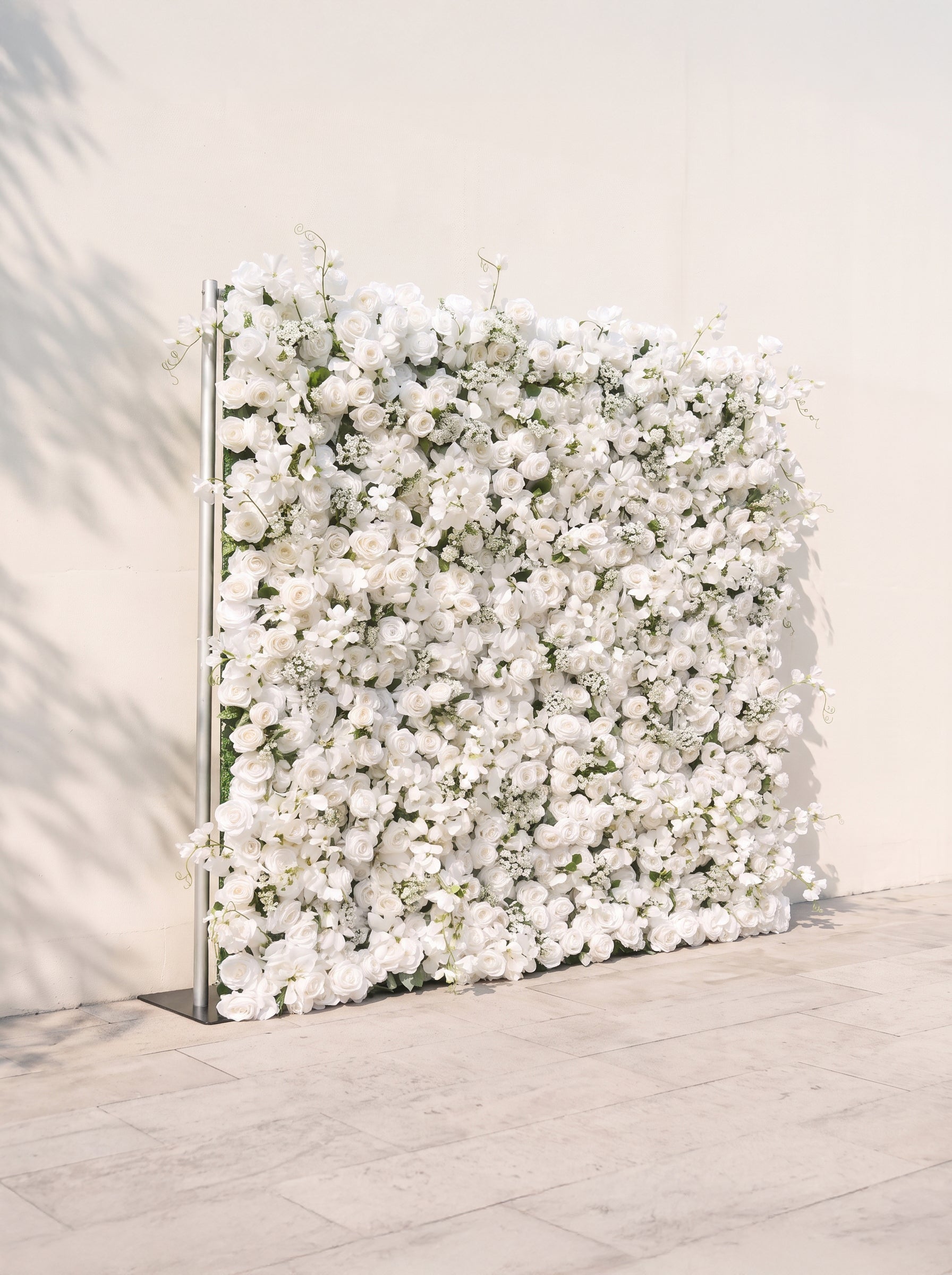 Melirae 5D Fabric Artificial rolling up curtain flower wall