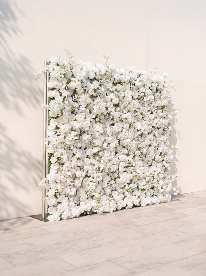 Melirae 5D Fabric Artificial rolling up curtain flower wall