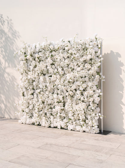 Melirae 5D Fabric Artificial rolling up curtain flower wall