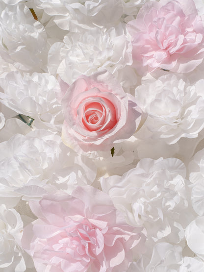 Meryl: 3D Fabric Artificial Zip Up Curtain Flower Wall For Wedding and Events Decoration