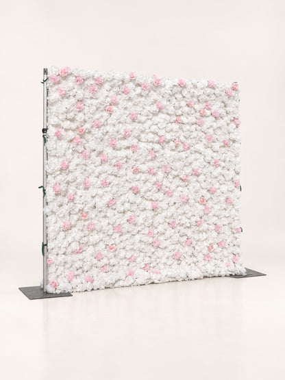 Meryl: 3D Fabric Artificial Zip Up Curtain Flower Wall For Wedding and Events Decoration
