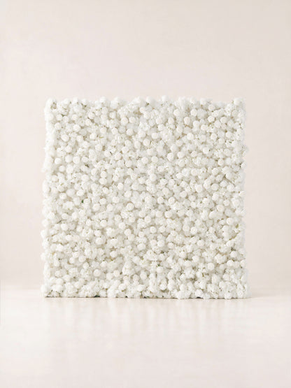 Mesa: 3D Fabric Artificial Zip Up Curtain Flower Wall For Wedding and Events Decoration