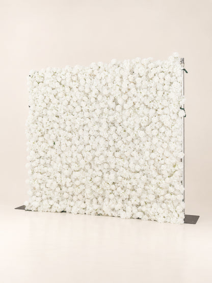 Mesa: 3D Fabric Artificial Zip Up Curtain Flower Wall For Wedding and Events Decoration