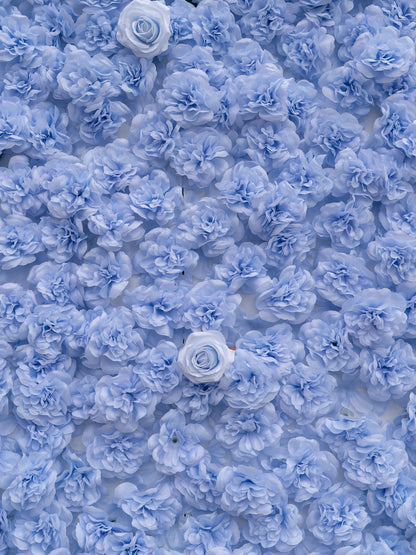 Mika: 3D Fabric Artificial Zip Up Curtain Flower Wall For Wedding and Events Decoration