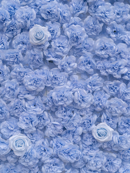 Mika: 3D Fabric Artificial Zip Up Curtain Flower Wall For Wedding and Events Decoration
