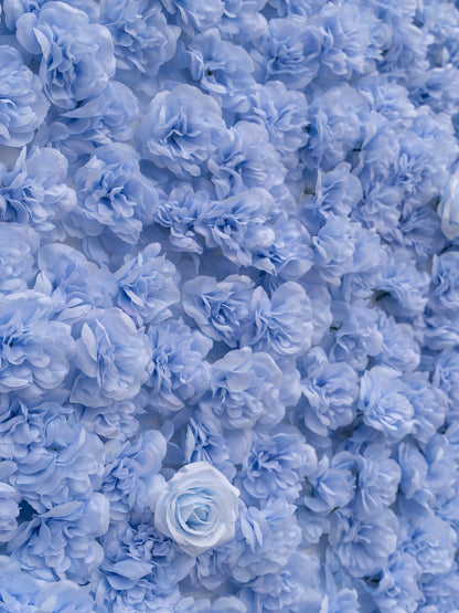 Mika: 3D Fabric Artificial Zip Up Curtain Flower Wall For Wedding and Events Decoration