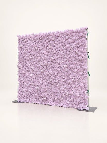 Mila: 3D Fabric Artificial Zip Up Curtain Flower Wall For Wedding and Events Decoration