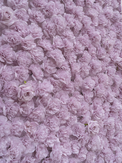 Mila: 3D Fabric Artificial Zip Up Curtain Flower Wall For Wedding and Events Decoration