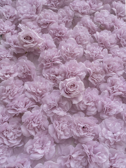 Mila: 3D Fabric Artificial Zip Up Curtain Flower Wall For Wedding and Events Decoration