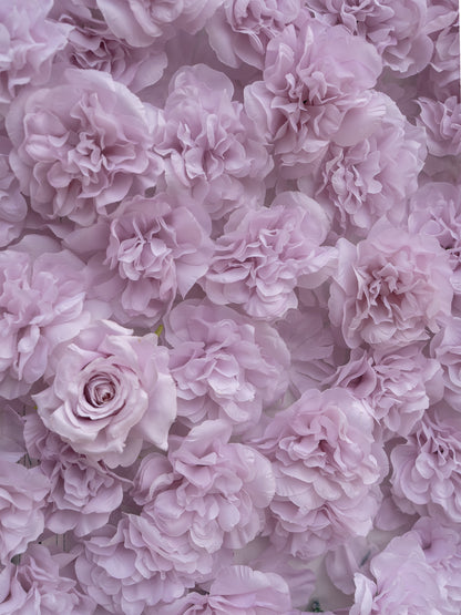 Mila: 3D Fabric Artificial Zip Up Curtain Flower Wall For Wedding and Events Decoration