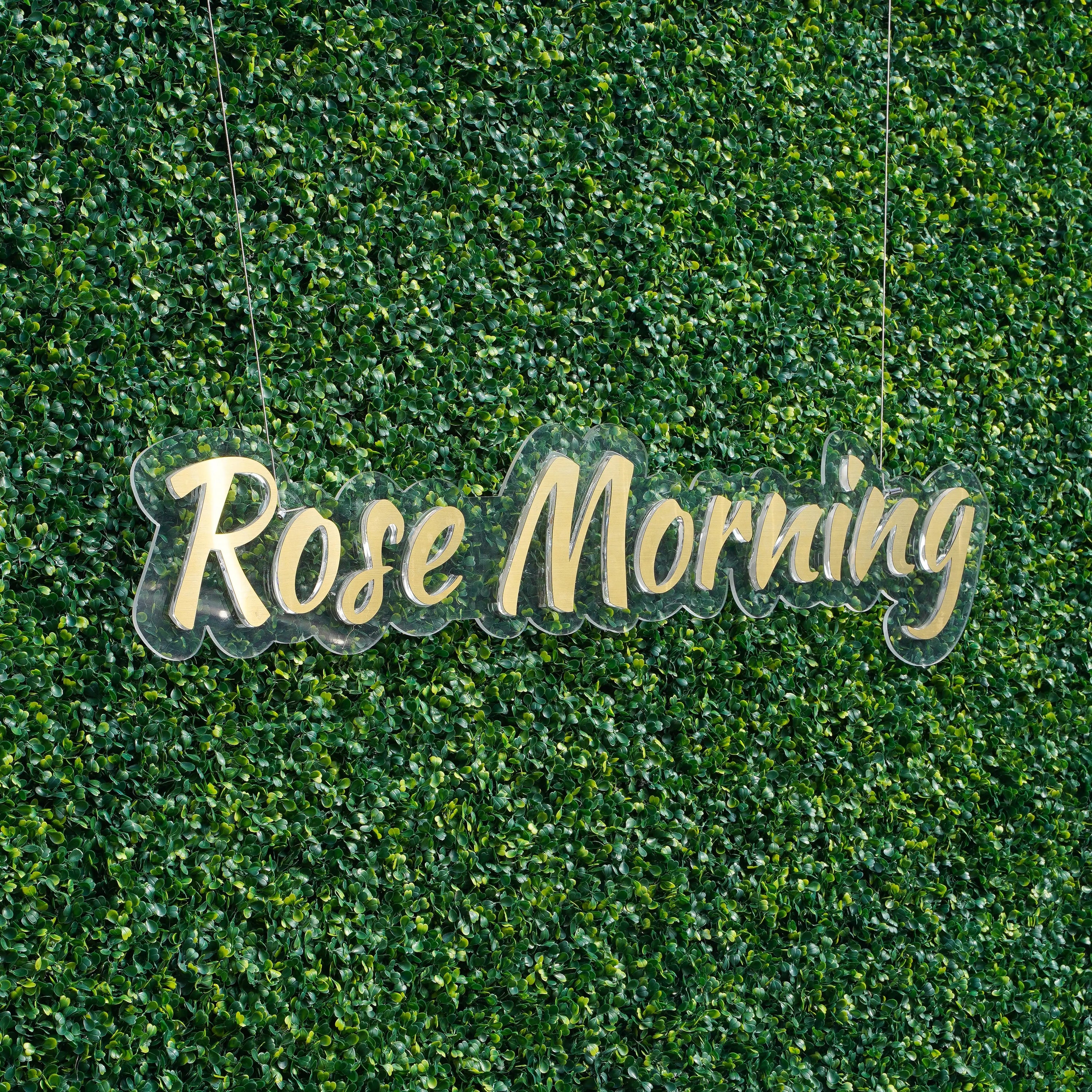 Milan: Fabric Artificial rolling up curtain green flower wall(In Us Stock)