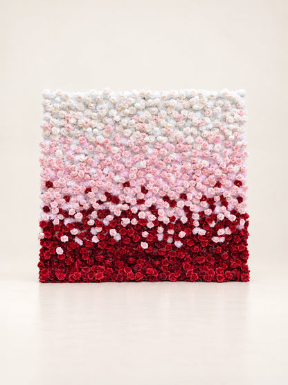 Miro: 3D Fabric Artificial Zip Up Curtain Flower Wall For Wedding and Events Decoration