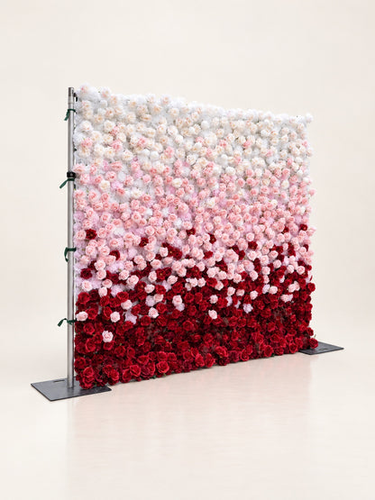 Miro: 3D Fabric Artificial Zip Up Curtain Flower Wall For Wedding and Events Decoration