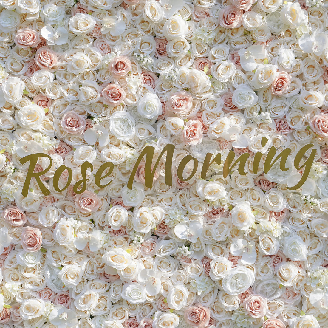 Mischa:5D Fabric Artificial rolling up curtain flower wall