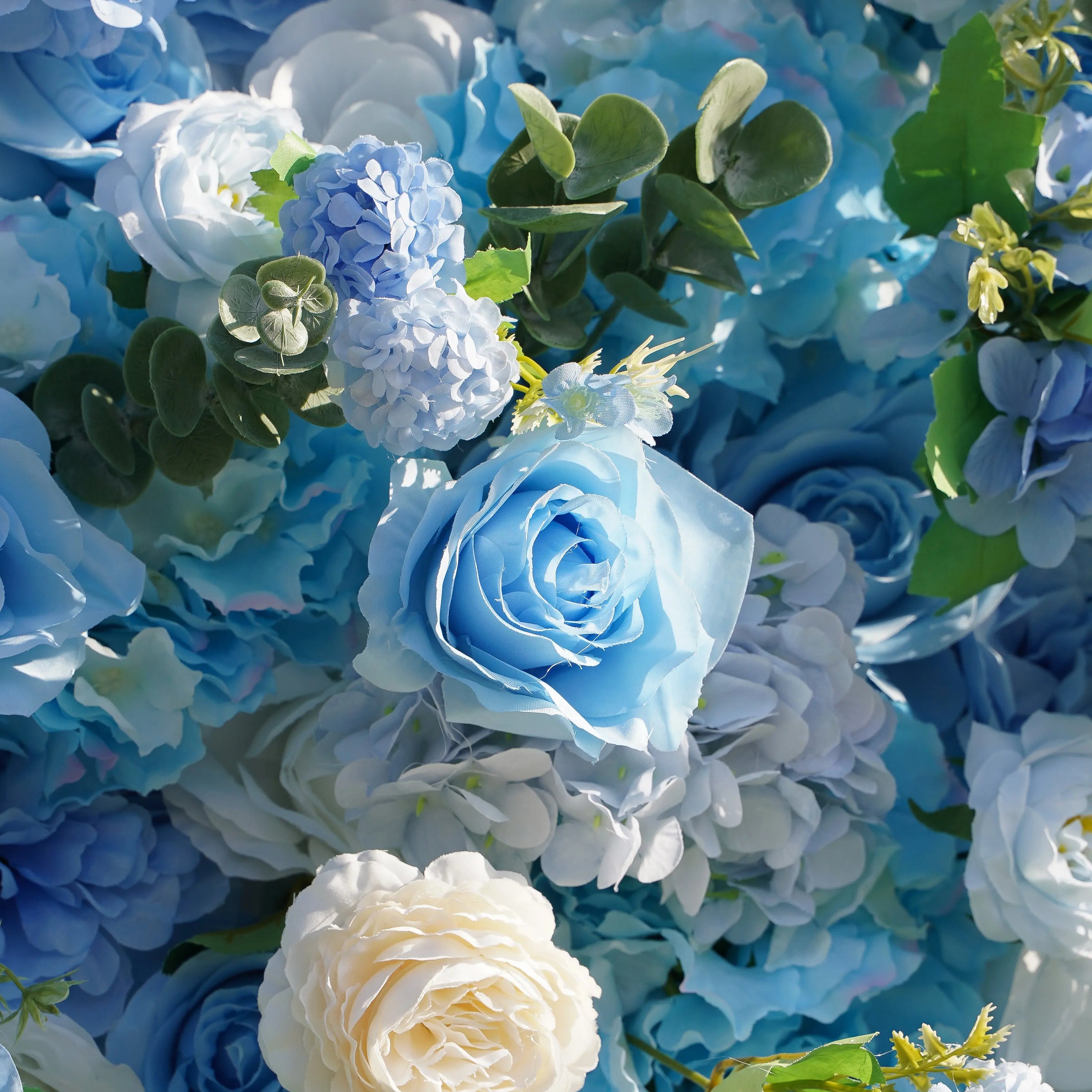 Molly：5D Fabric Artificial rolling up curtain flower wall (Ready to ship)