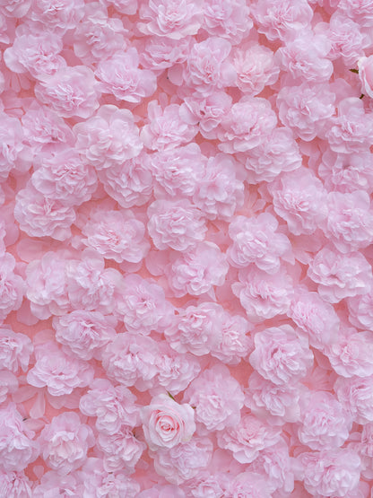 Mona: 2D Fabric Artificial Zip Up Curtain Flower Wall For Wedding and Events Decoration