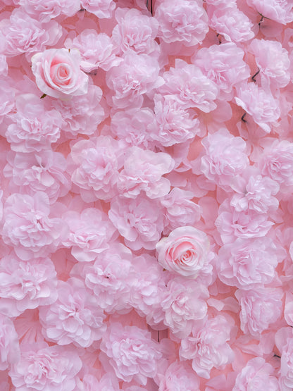 Mona: 2D Fabric Artificial Zip Up Curtain Flower Wall For Wedding and Events Decoration