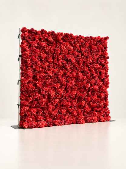 Monia: 3D Fabric Artificial Zip Up Curtain Flower Wall For Wedding and Events Decoration