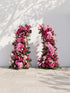 Moressa Luxury Horn Shaped Flower Arch with Frame for Wedding Party Event Backdrop Decoration — front view
