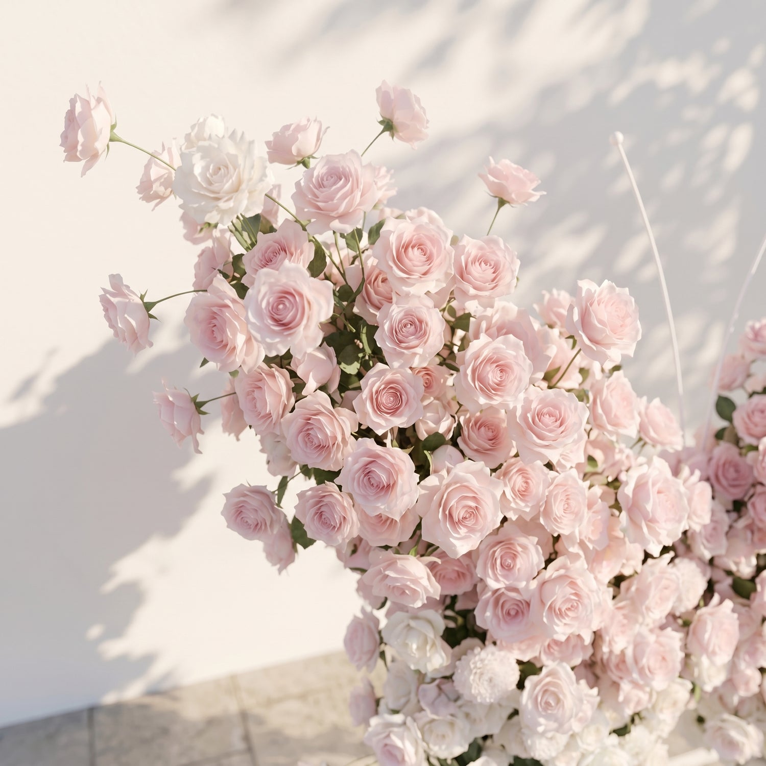 Morviane: Exquisite Pink Butterfly-Shaped Flower Wall for Luxury Events &amp; Parties Backdrop