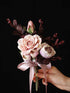 Burgundy Red Boutonniere -R080 Rose Morning