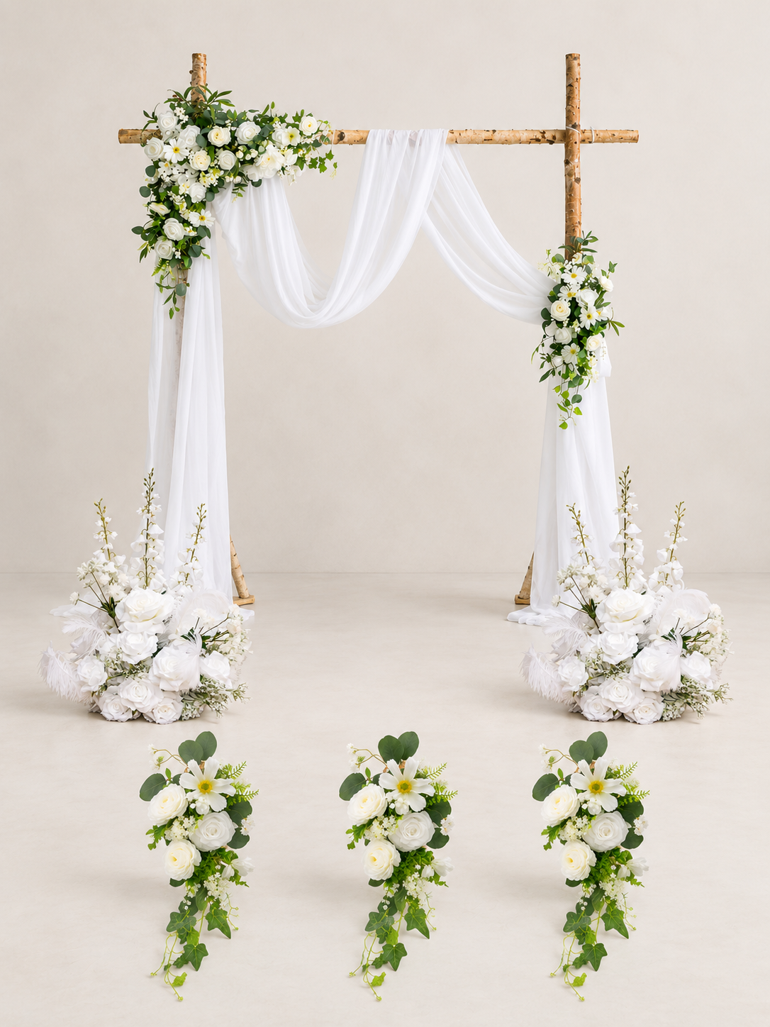 Galia – Ceremony Package in Pearl White Garden