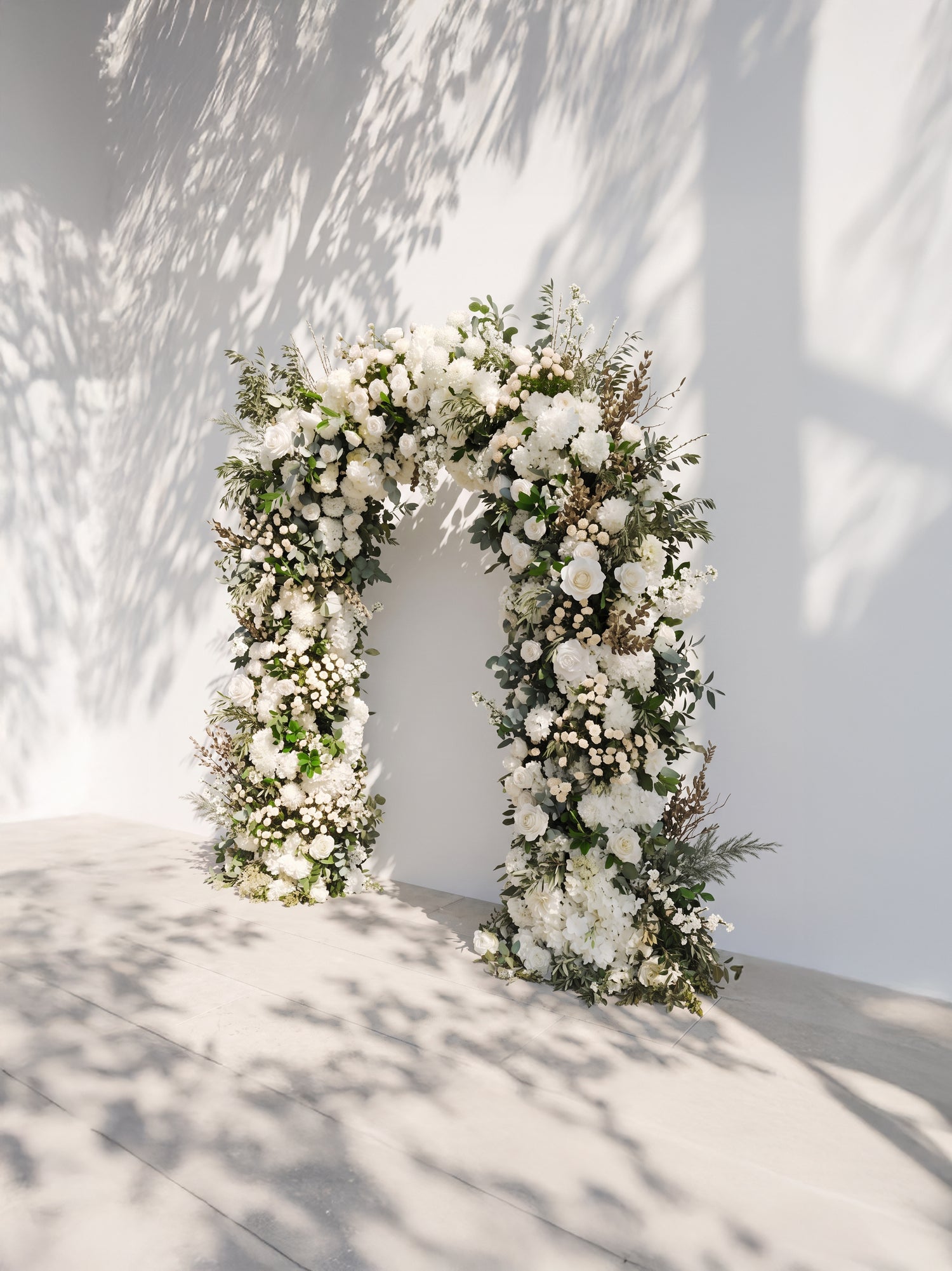 Pearlviane Luxury Door Shaped Flower Arch with Frame for Wedding Party Event Backdrop Decoration — right view