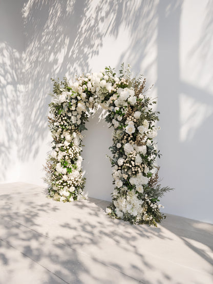 Pearlviane Luxury Door Shaped Flower Arch with Frame for Wedding Party Event Backdrop Decoration — right view