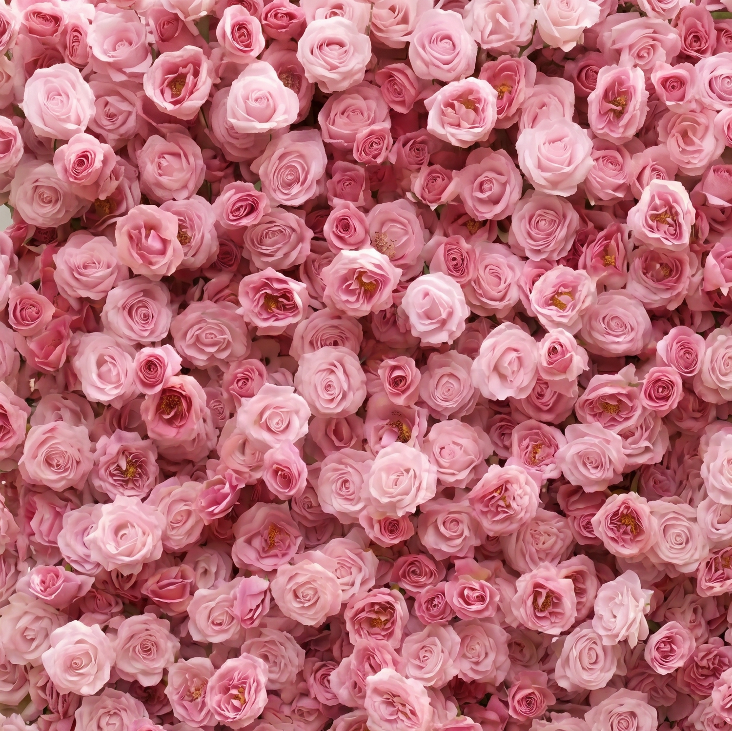 Perira: Luxury 5D Pink Silk Floral Wall Roll-Up Backdrop for Elegant Minimalist Weddings
