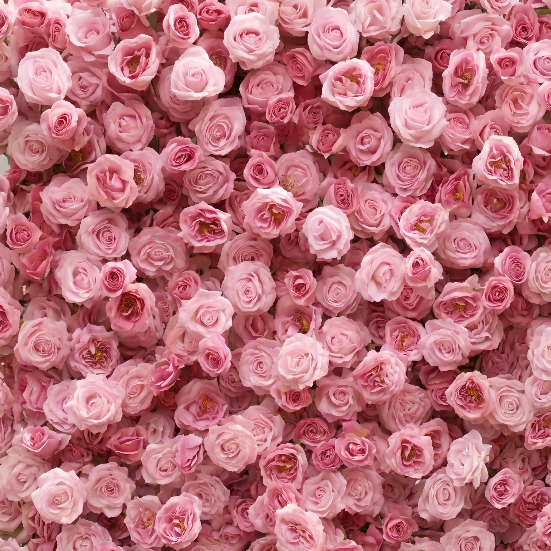 Perira: Luxury 5D Pink Silk Floral Wall Roll-Up Backdrop for Elegant Minimalist Weddings