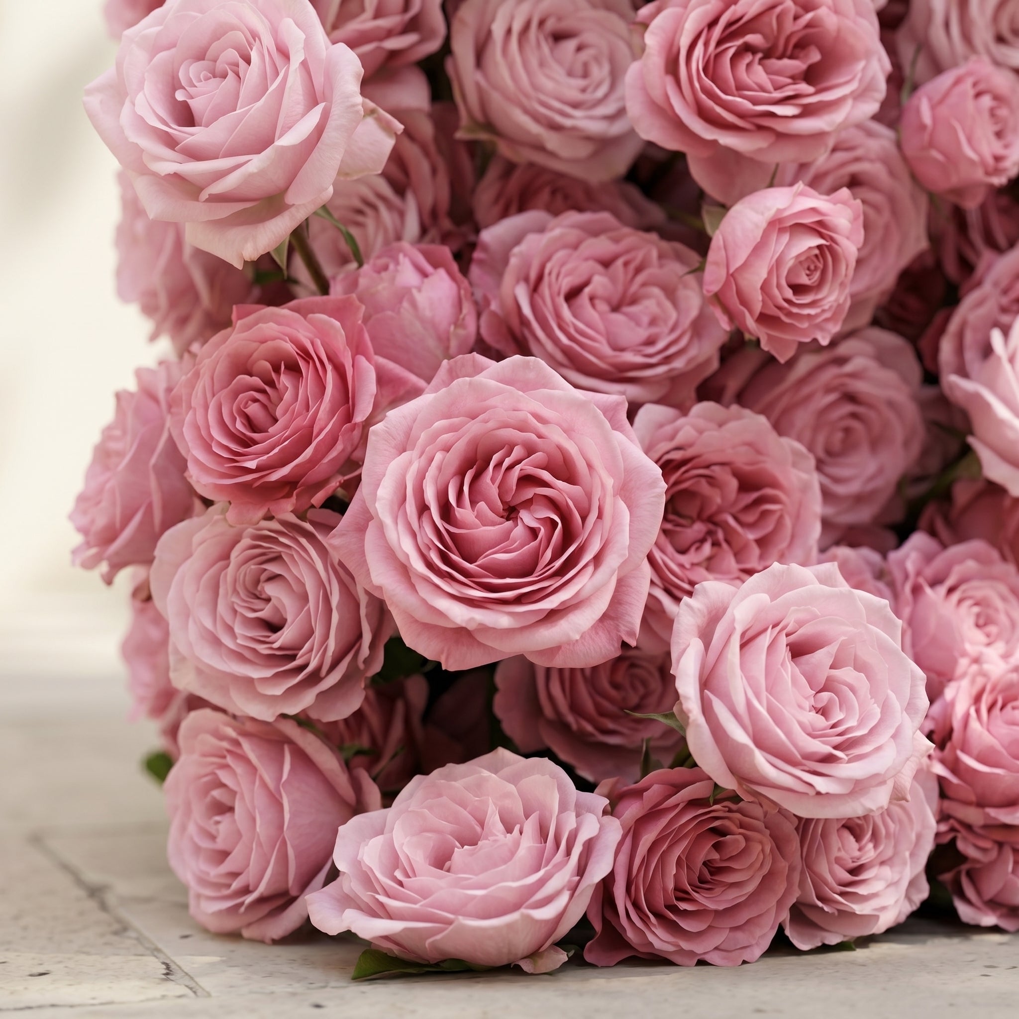 Perira: Luxury 5D Pink Silk Floral Wall Roll-Up Backdrop for Elegant Minimalist Weddings