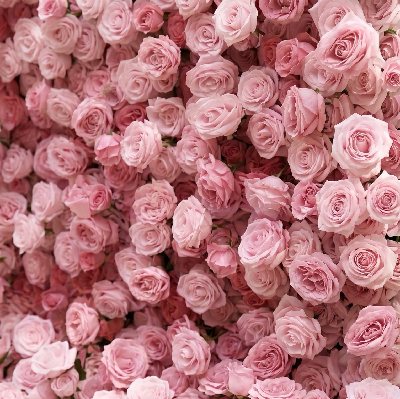 Perira: Luxury 5D Pink Silk Floral Wall Roll-Up Backdrop for Elegant Minimalist Weddings