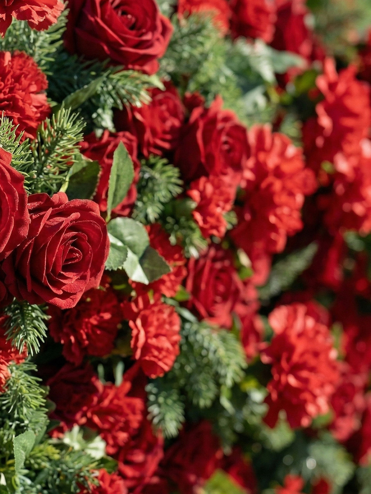 Delphine: 3D Fabric Artificial Zip Up Curtain Flower Wall For Wedding and Events Decoration