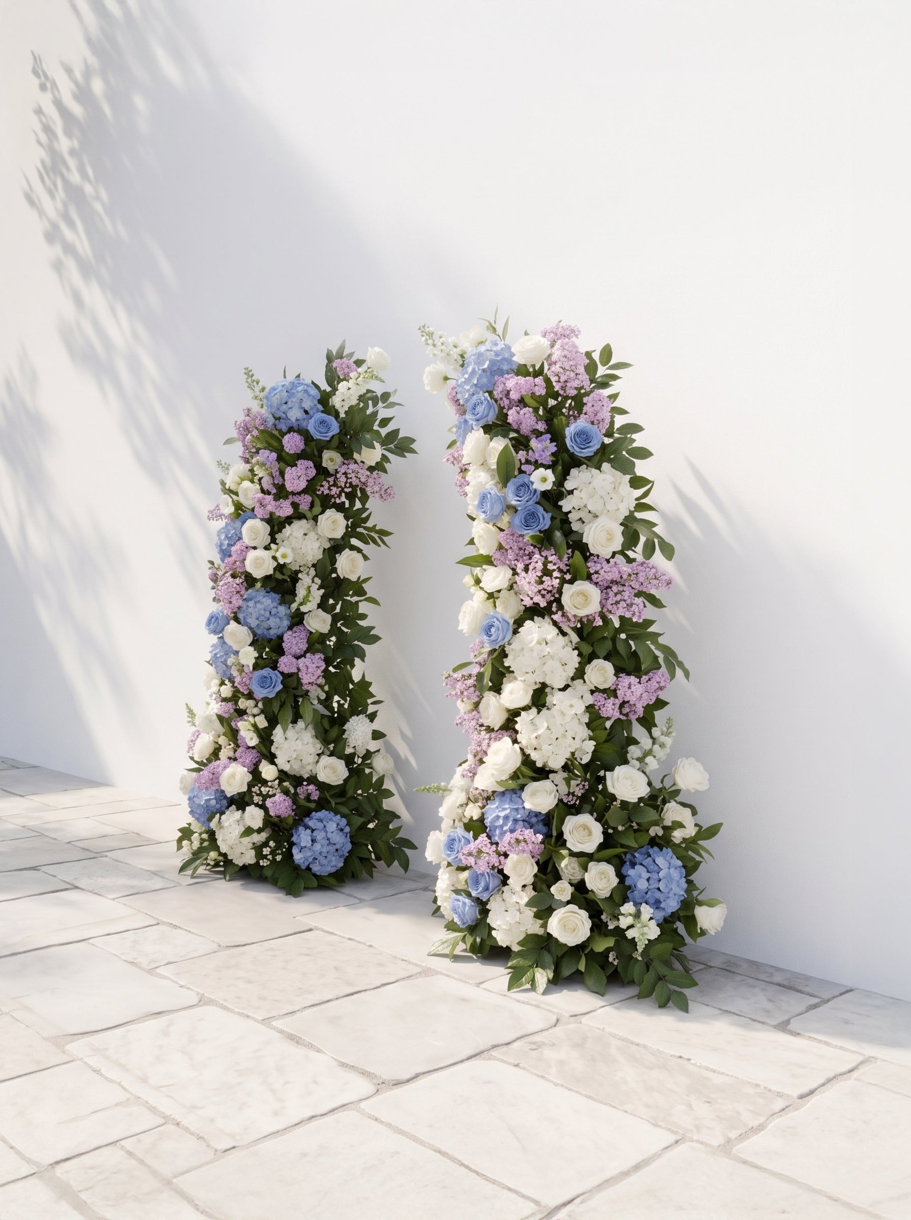 Ralavia Luxury Horn Shaped Flower Arch with Frame for Wedding Party Event Backdrop Decoration — right view