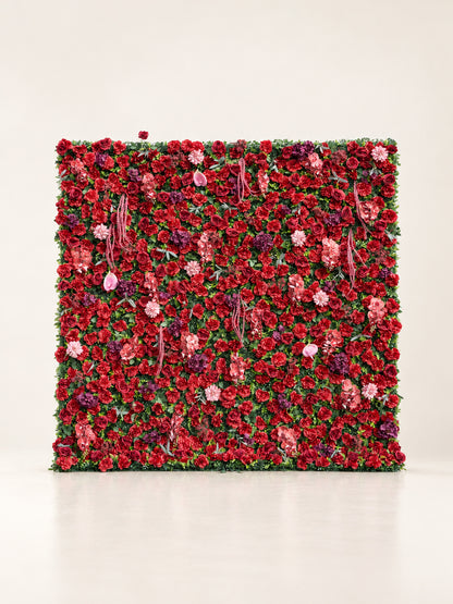 Ranya: 3D Fabric Artificial Zip Up Curtain Flower Wall For Wedding and Events Decoration