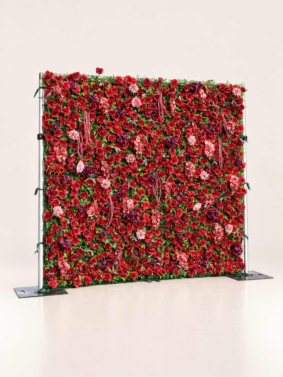 Ranya: 3D Fabric Artificial Zip Up Curtain Flower Wall For Wedding and Events Decoration