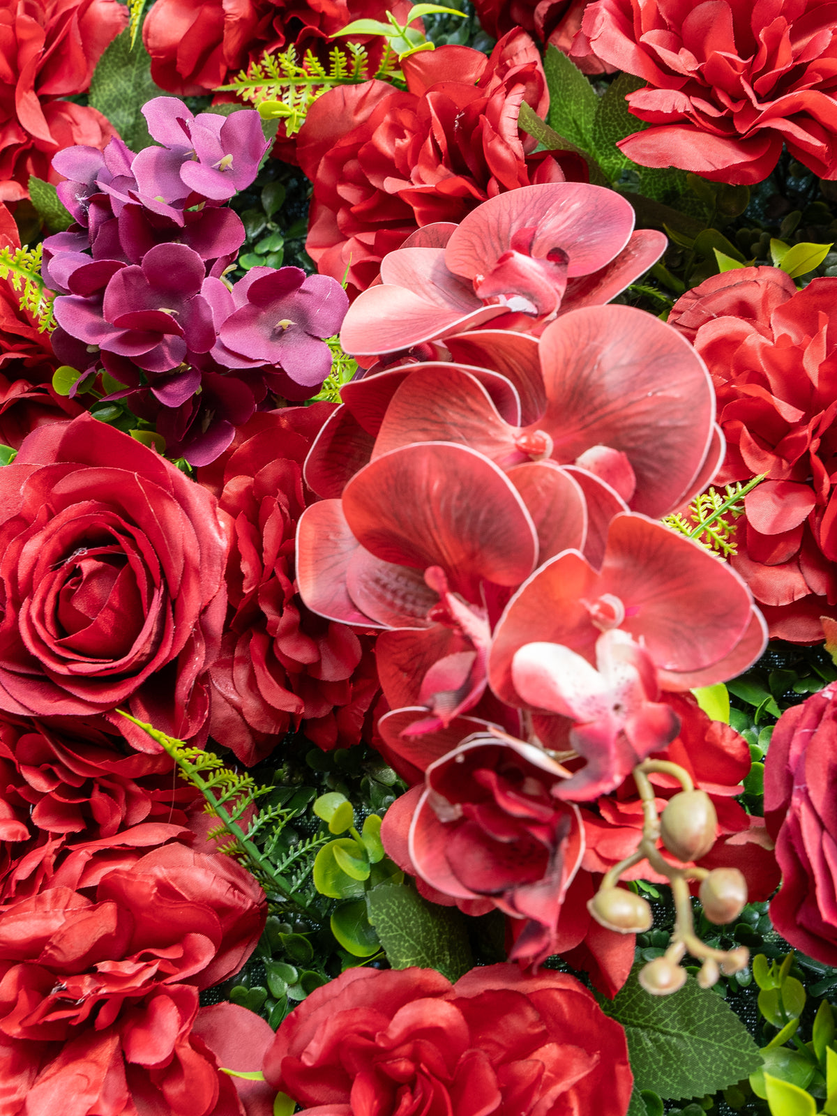 Ranya: 3D Fabric Artificial Zip Up Curtain Flower Wall For Wedding and Events Decoration