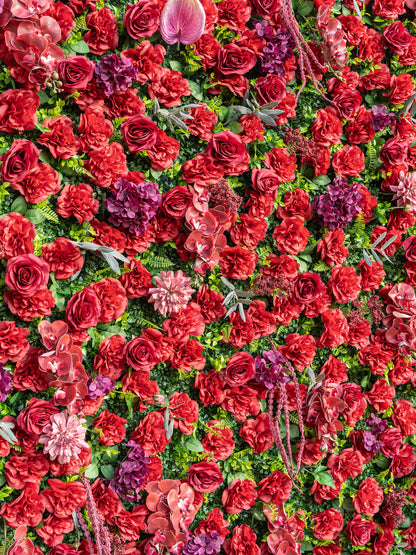 Ranya: 3D Fabric Artificial Zip Up Curtain Flower Wall For Wedding and Events Decoration