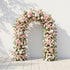 Ravnora:Luxury Pink Flower Arch Door Arch for Weddings&Event Decor Including Frame ravnora front