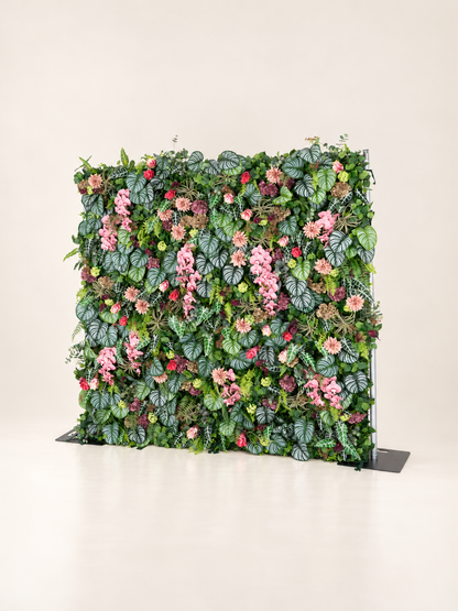 Regina: 5D Fabric Artificial Zip Up Curtain Flower Wall For Wedding and Events Decoration