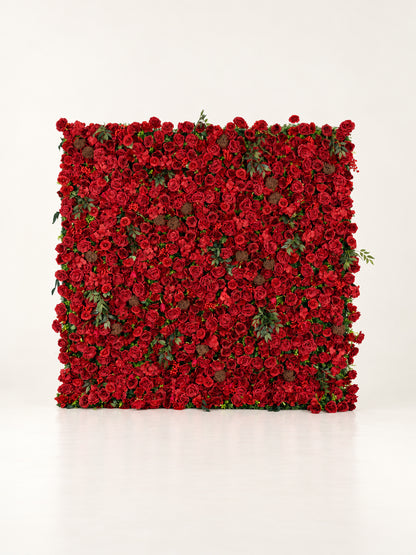 Roma: 4D Fabric Artificial Zip Up Curtain Flower Wall For Wedding and Events Decoration
