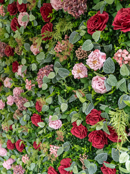 Rumi: 5D Fabric Artificial Zip Up Curtain Flower Wall For Wedding and Events Decoration