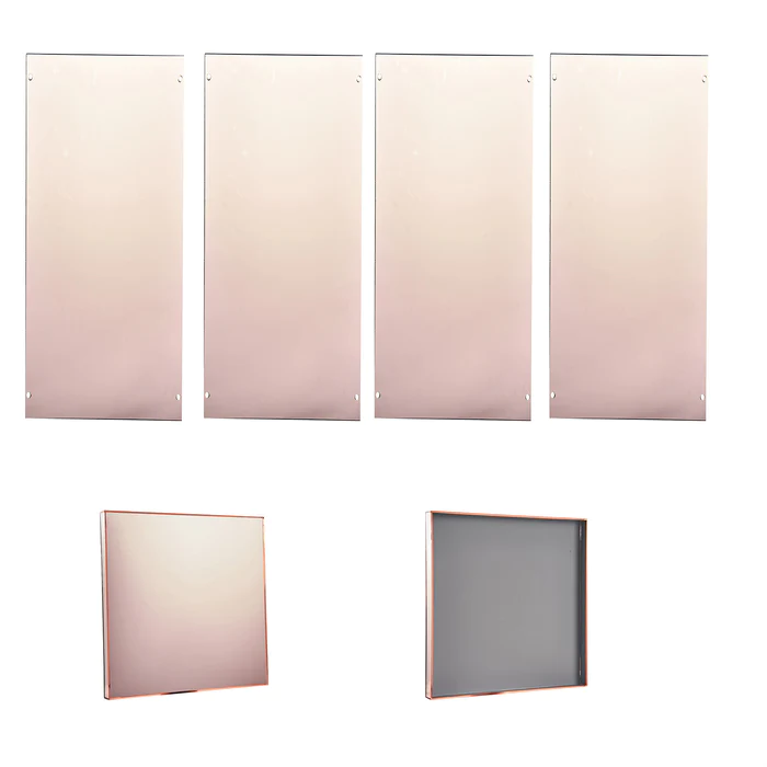 S013: Wedding and Event Prop Transparent Acrylic Display Box with Lid and Base/ Blush Color Rose Morning