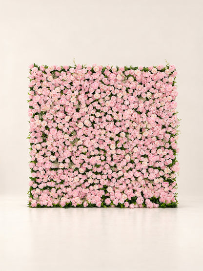 SUL01: 4D Fabric Artificial Zip Up Curtain Flower Wall For Wedding and Events Decoration
