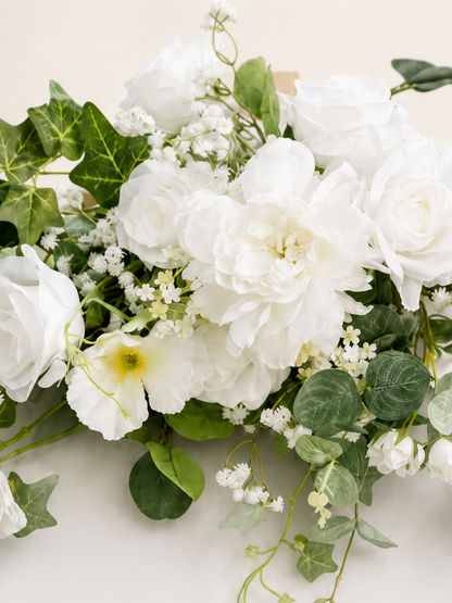 Seravelle-Welcome Flower set In Cloud Dance White