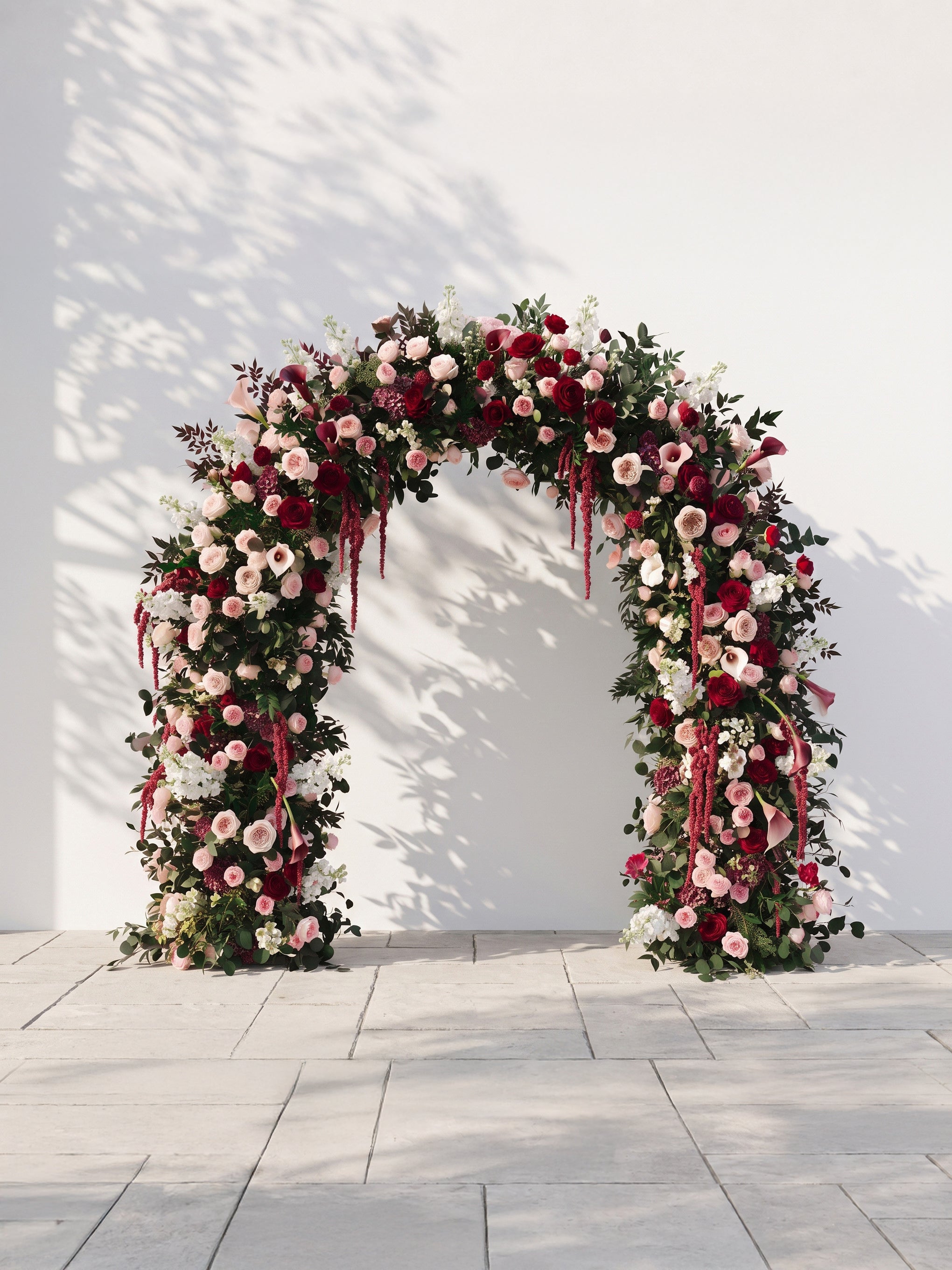 Servale Luxury Door Shaped Flower Arch with Frame for Wedding Party Event Backdrop Decoration — front view