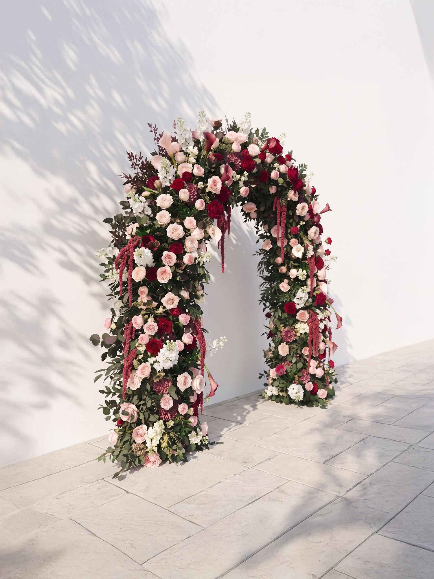 Servale Luxury Door Shaped Flower Arch with Frame for Wedding Party Event Backdrop Decoration — left view