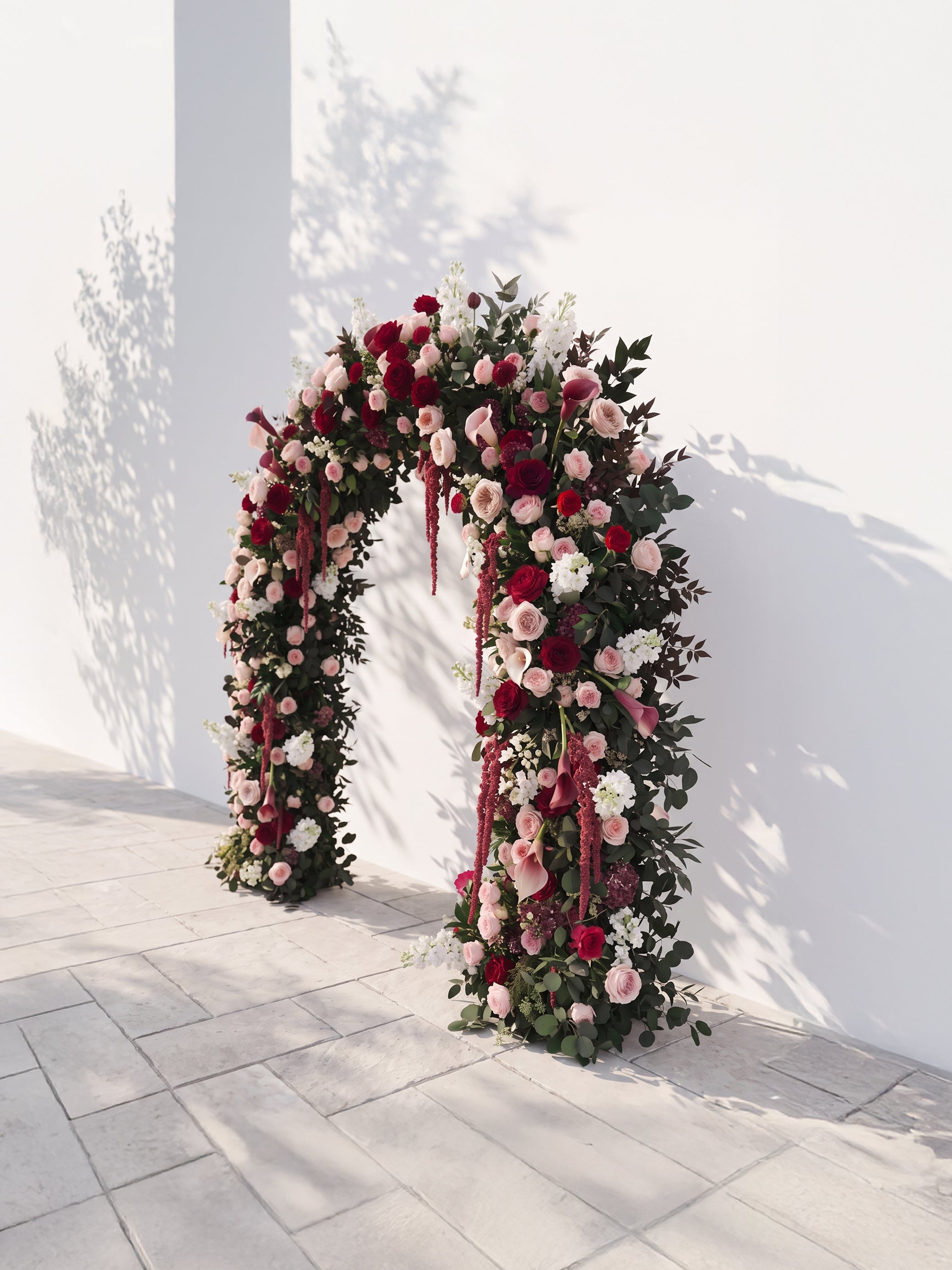 Servale Luxury Door Shaped Flower Arch with Frame for Wedding Party Event Backdrop Decoration — right view